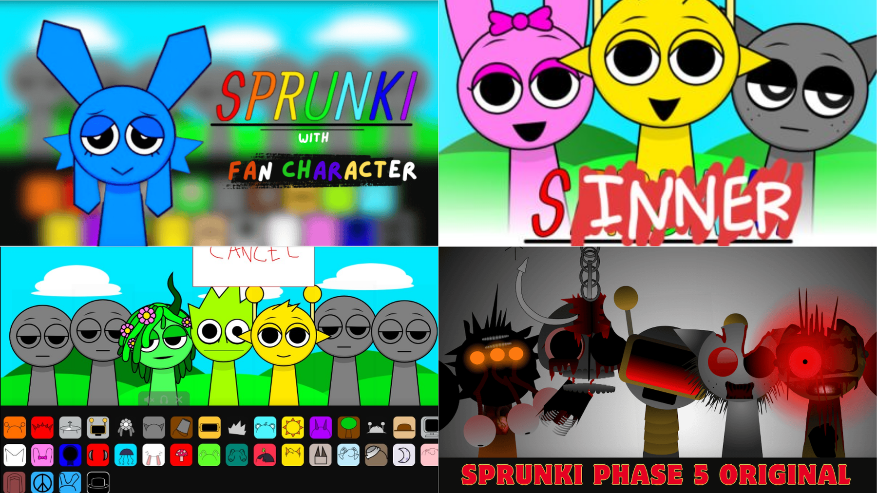 Popular Sprunki Fan-Made Mods to Explore 