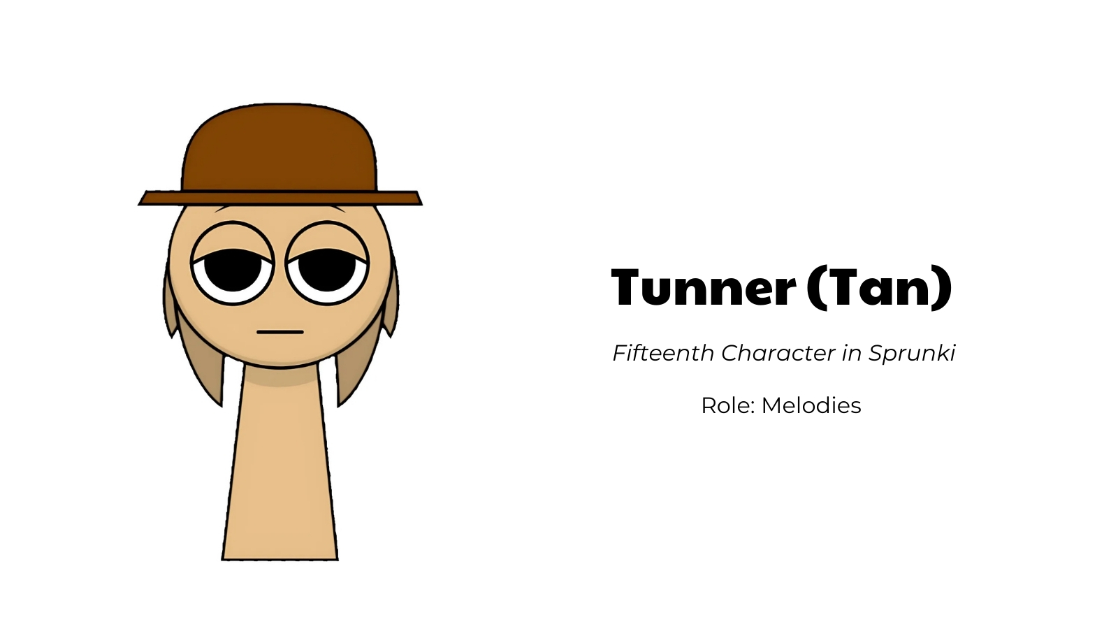 Tunner (Tan) - Fifteenth Character in Sprunki