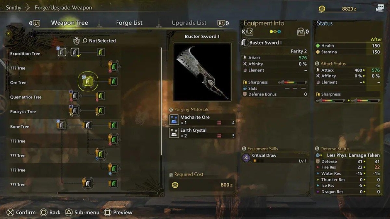Weapon and Customization System in Monster Hunter Wilds