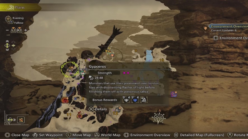 Where to Encounter Gypceros in the Game