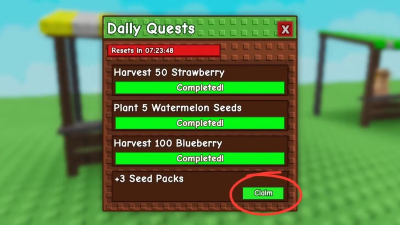 Raphael Quest Giver - Get Crop Seeds in Grow a Garden