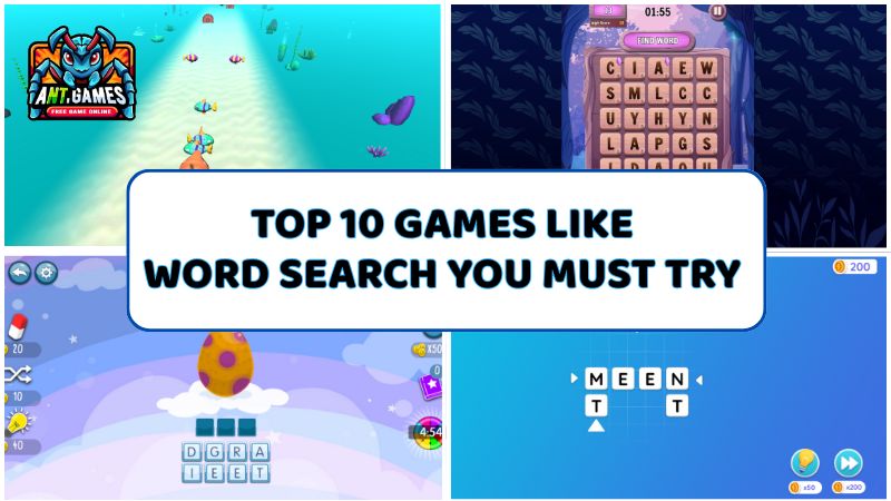 Top 10 Games Like Word Search You Must Try