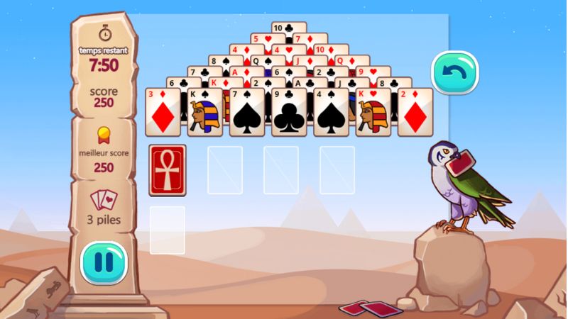 Tingly Pyramid Solitaire