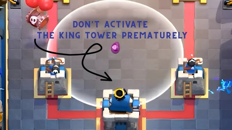 Don't Activate the King Tower Prematurely