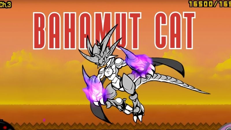 Bahamut Cat's Appearance in Battle Cats