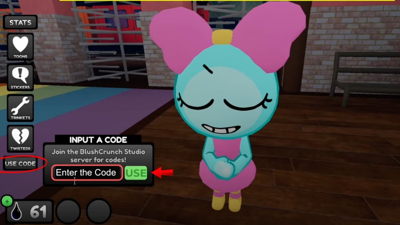 Apply Codes in Dandy's World