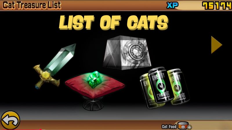 List of Treasures in Battle Cats