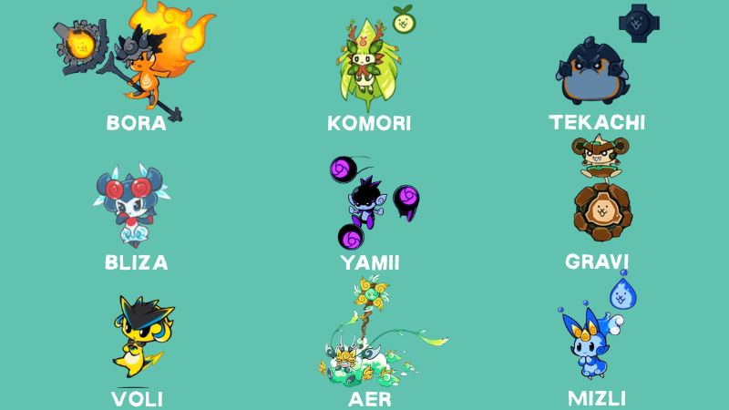 Nature’s Guardians Elemental Pixies Uber Rare Cats