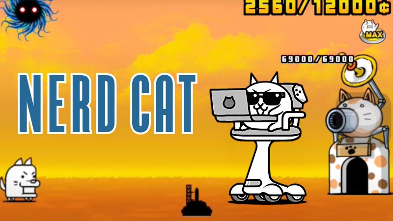 Nerd Cat's Appearance in Battle Cats