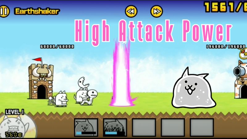 Slime Cat's Performance in Battle Cats