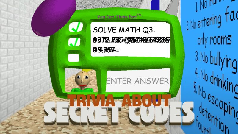 Some Trivia about Secret codes