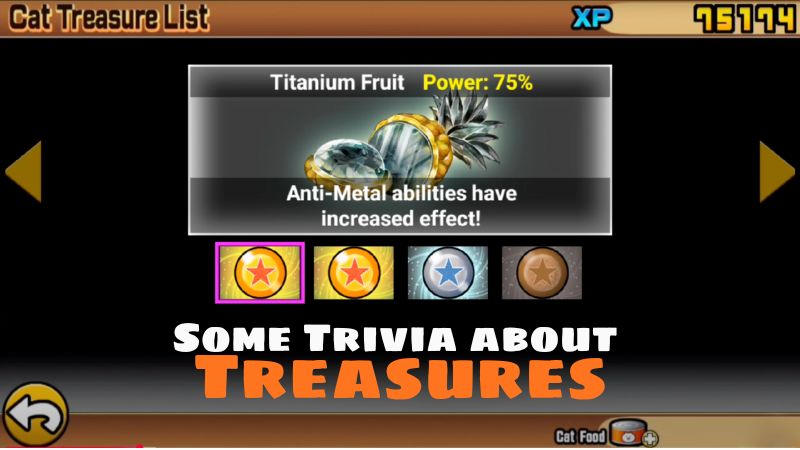 Some Trivia about Treasures