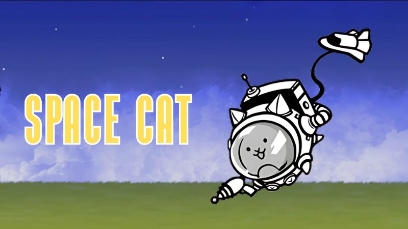 Space Cat's Appearance in Battle Cats