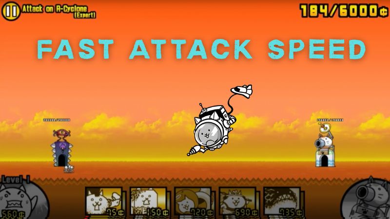 Space Cat's Performance in Battle Cats