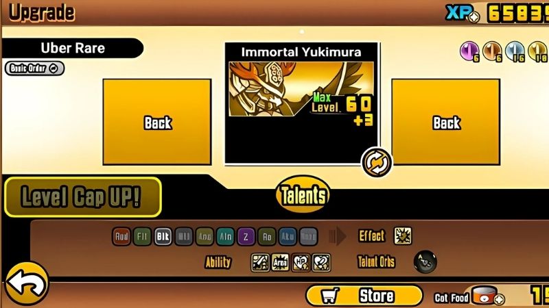 What are the level caps for Uber Rare Cats in Battle Cats?
