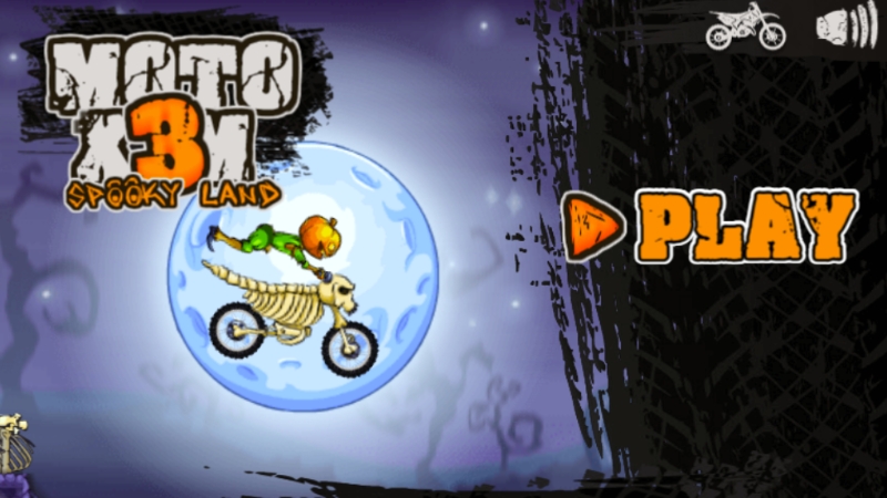 Moto X3M Spooky Land