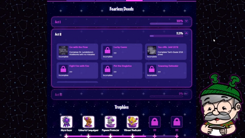 achievements in the void with neopets