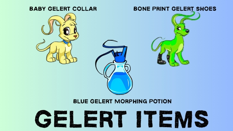 gelert items in neopets