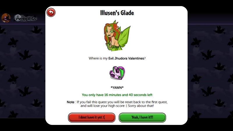 how to play illusen in neopets