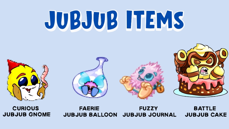 jubjub items in neopets