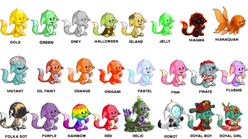 kacheeks available colours and styles