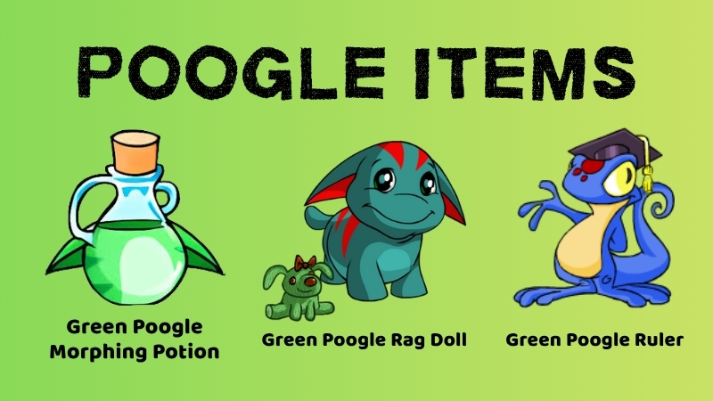 poogle items in neopets