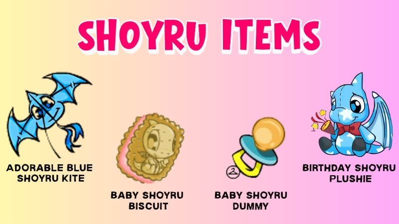 shoyru items in neopets
