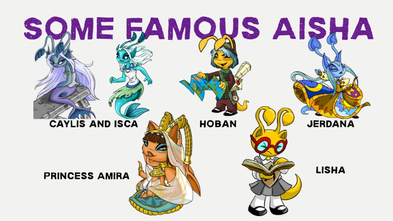 some famous aishas neopets