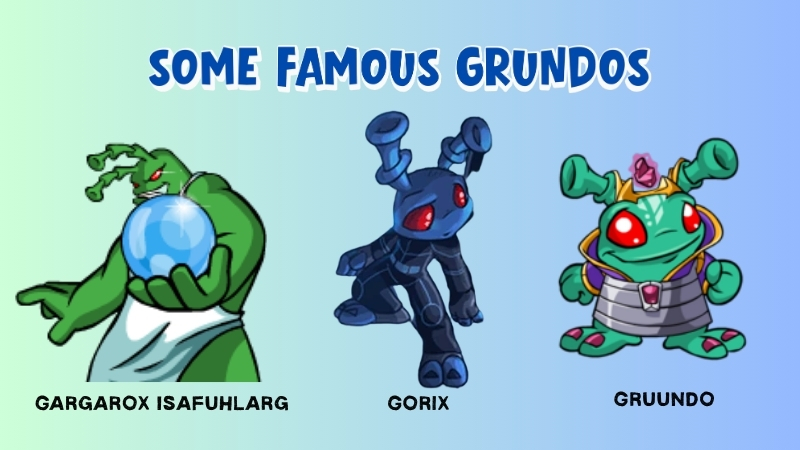 some famous grundos neopets