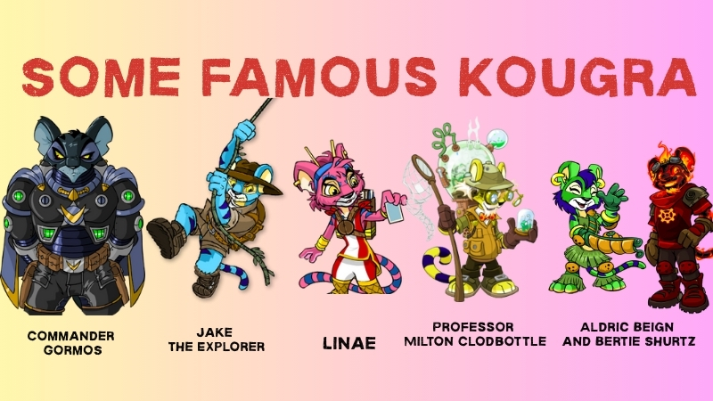 some famous kougra neopets